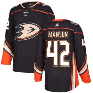 Herren Anaheim Ducks Eishockey Trikot Josh Manson 42 Schwarz Authentic